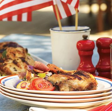 4th of july menu grilled chicken with white barbecue sauce