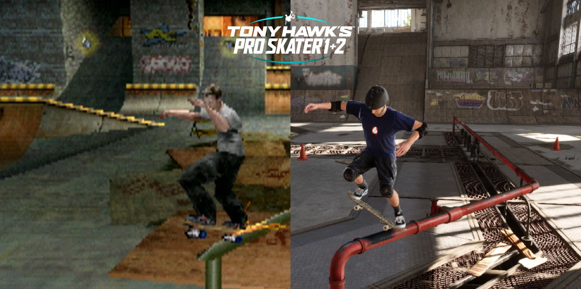 Tony Hawk's Pro Skater 1 + 2 Gameplay - PS4 Pro [Gaming Trend] 