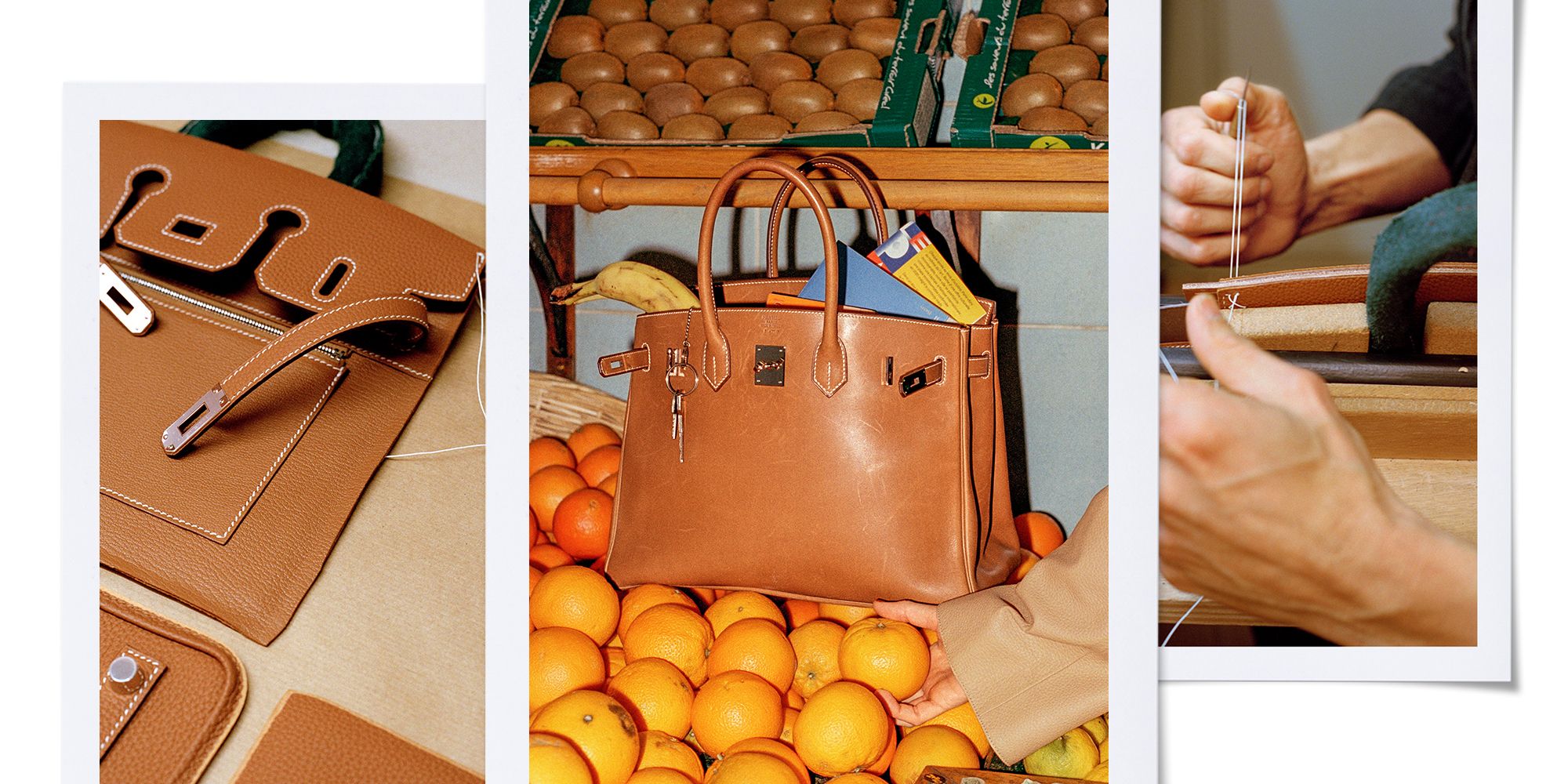 Hermes 35cm Orange Clemence Leather Palladium Plated Birkin Bag - Yoogi's  Closet