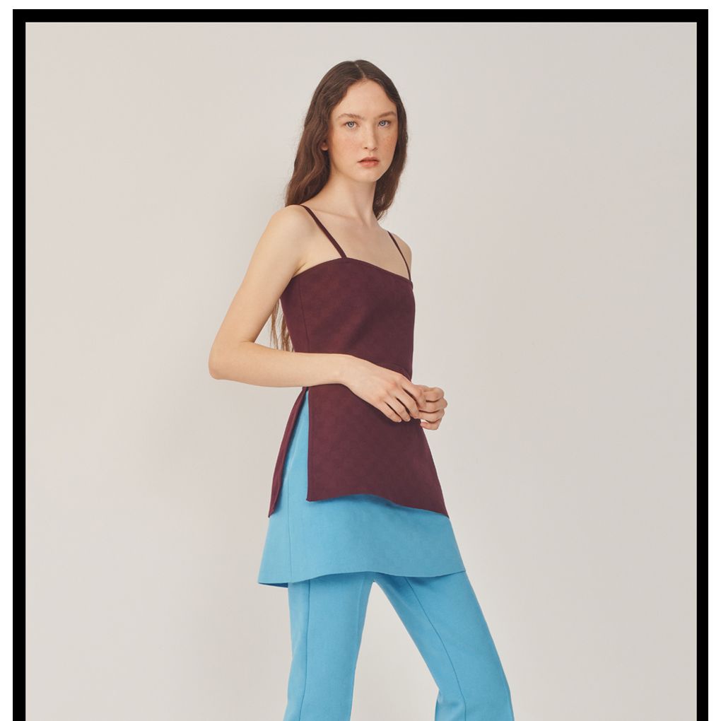 Kick cropped stretch-cotton flared pants