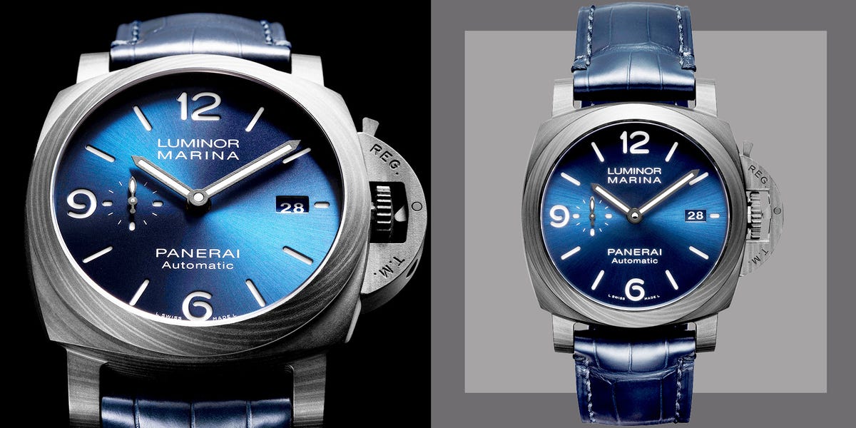panerai luminor marina blue