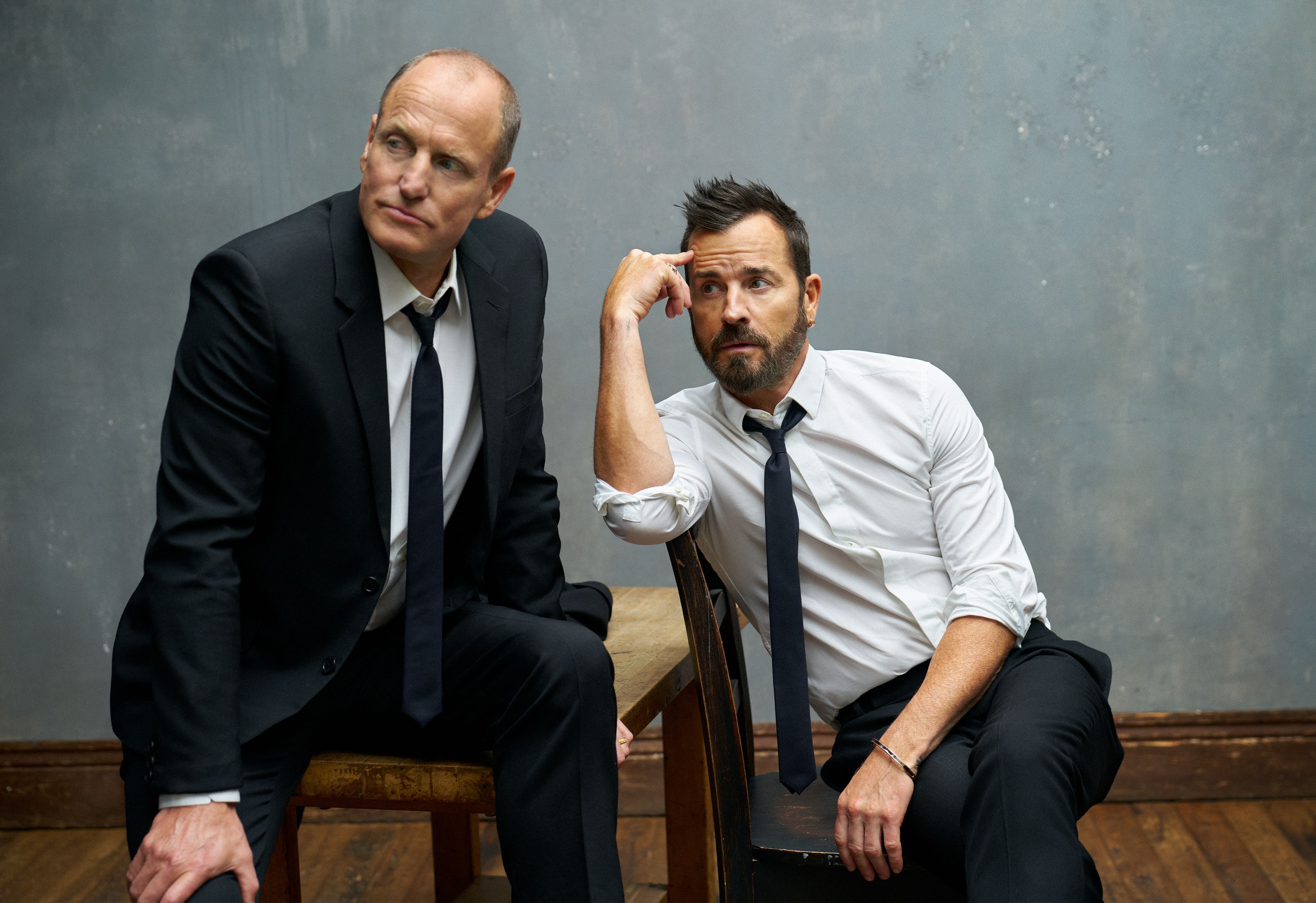3800px x 2608px - Woody Harrelson and Justin Theroux on 'White House Plumbers,' Watergate,  and What's Next
