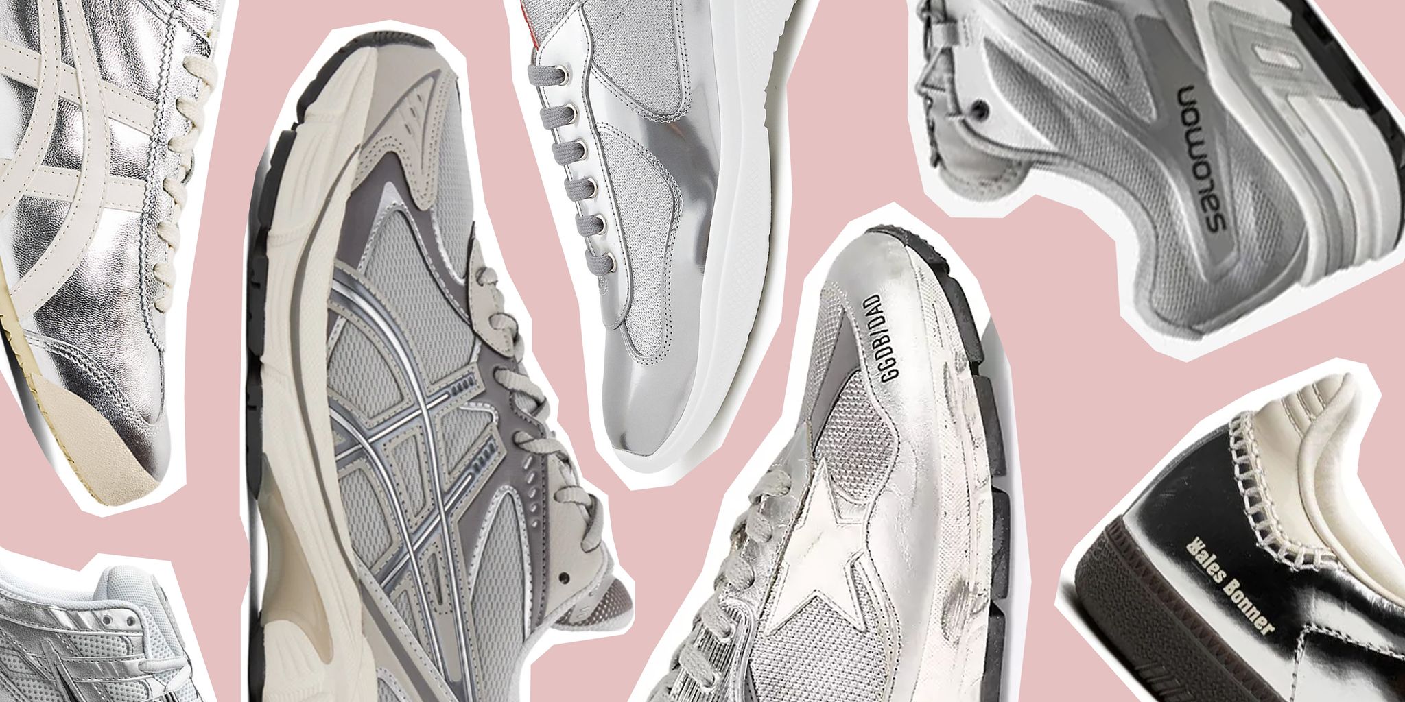 silver running sneakers are back 24 metallic shoes to shop