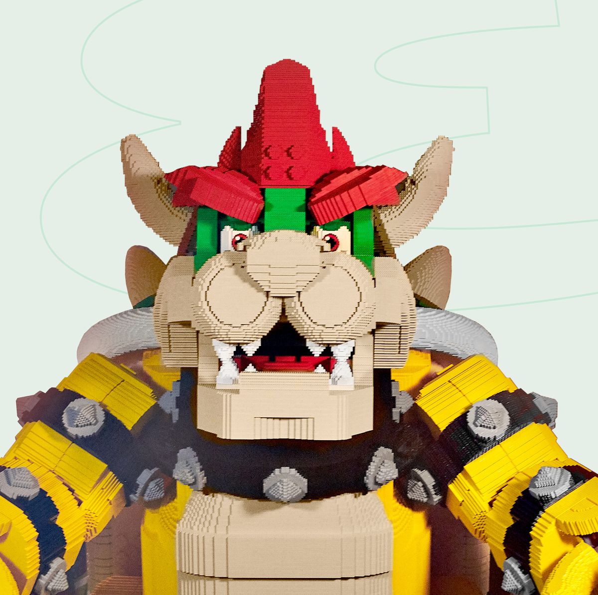 The giant Lego Bowser looks really cool not gonna lie. : r