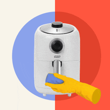 air fryer with bubbles