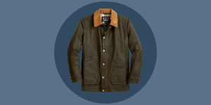 Clothing, Jacket, Outerwear, Sleeve, Brown, Collar, Leather, Top, Pocket, Brand, 