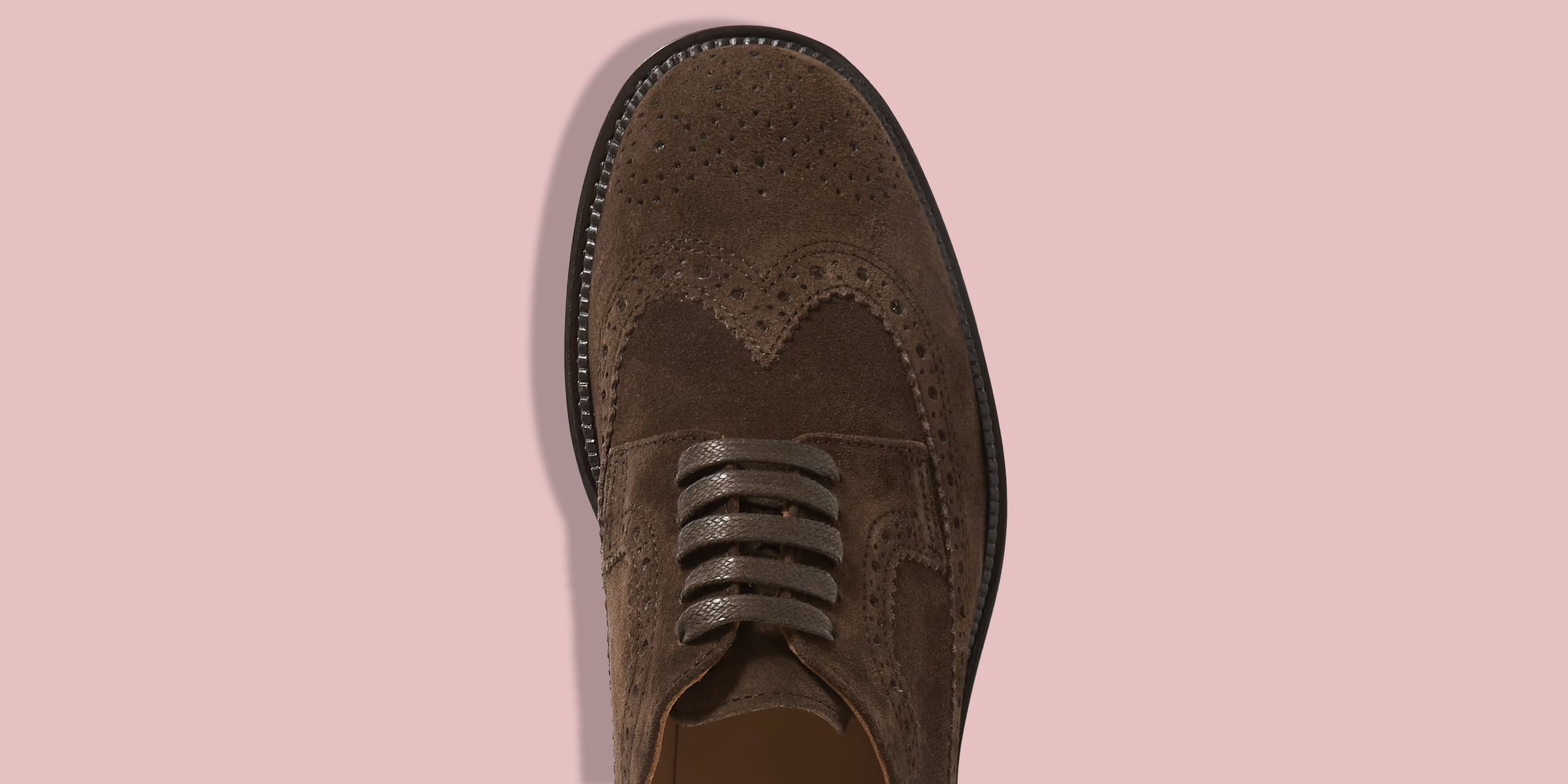 Action Men's Brown Derby Shoes