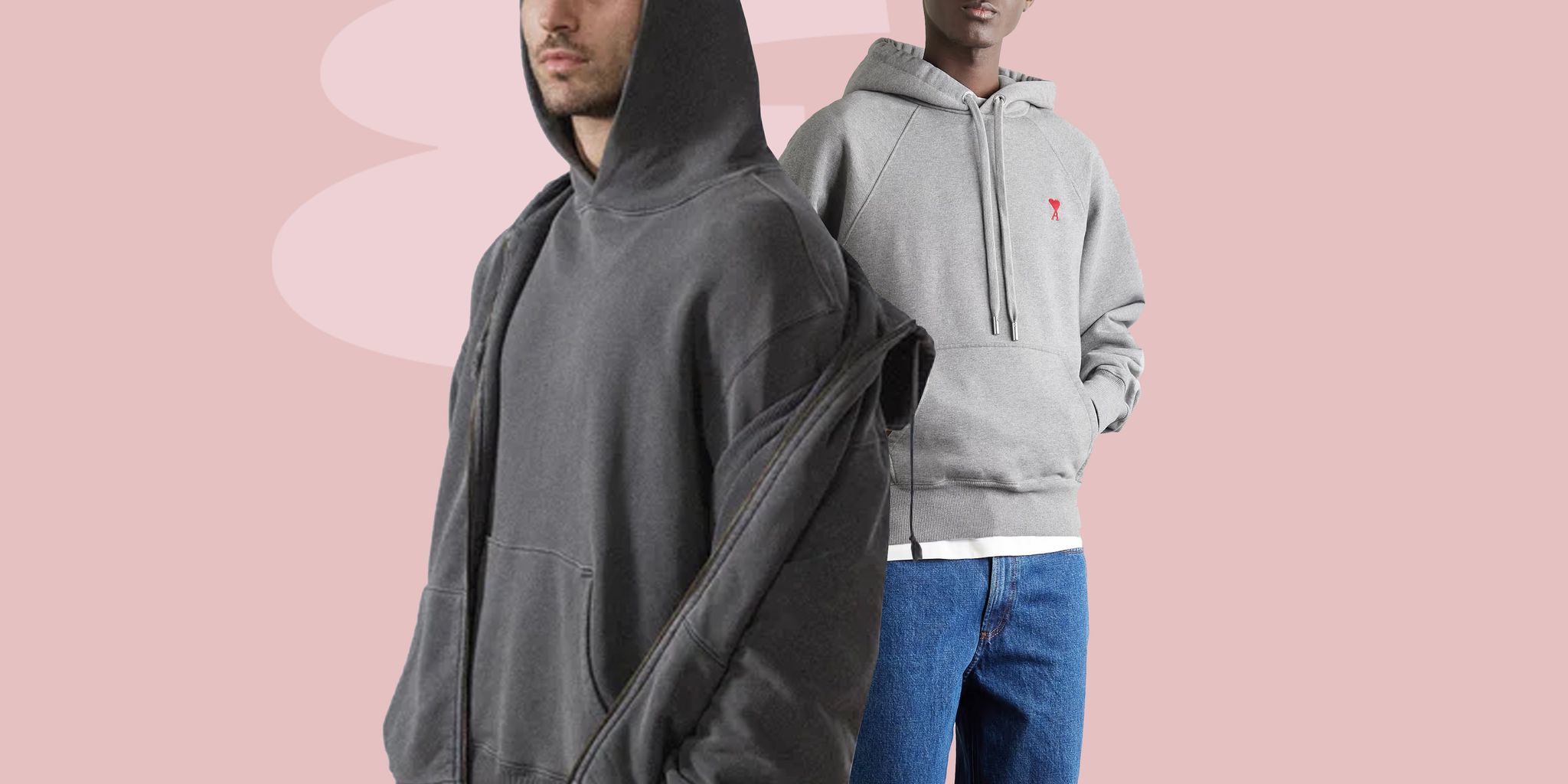  THE GYM PEOPLE Mens Fleece Pullover Hoodie Loose Fit Ultra  Soft Hooded Sweatshirt
