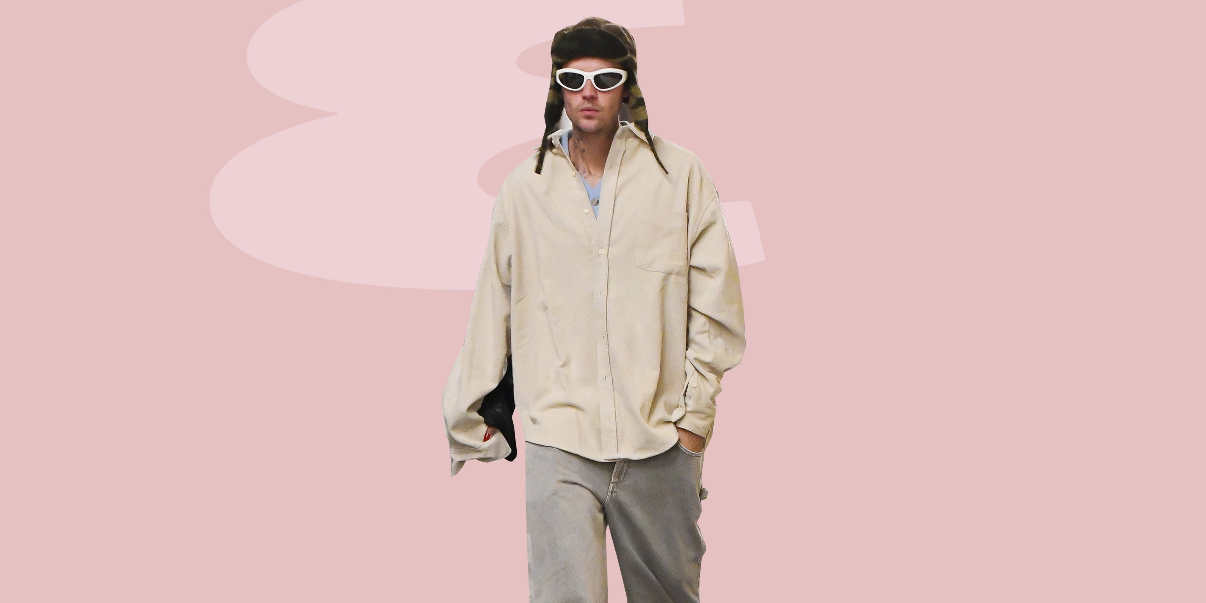 Justin bieber beige sales hoodie