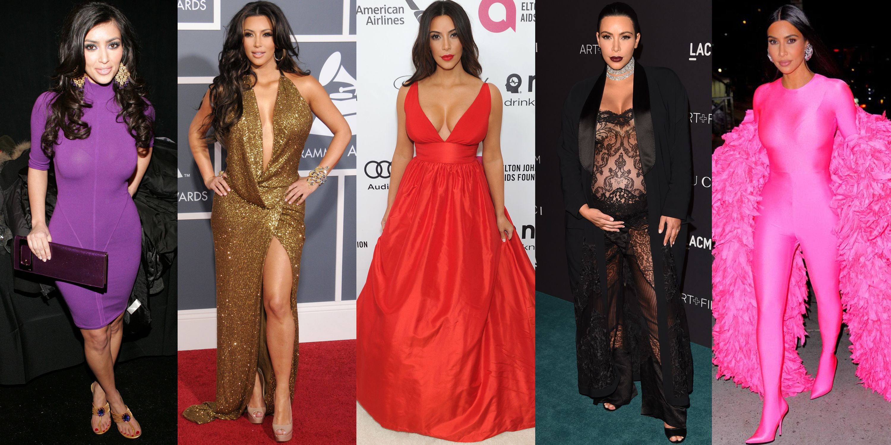 kim kardashian dresses red carpet