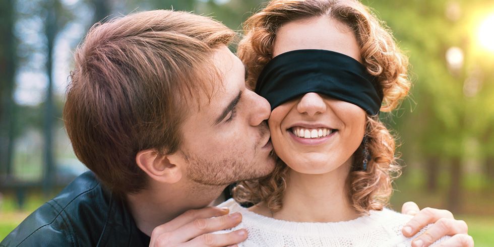 Blindfolded Kissing Porn - 15 Sexy Kissing Games - Best Kissing Games Ideas