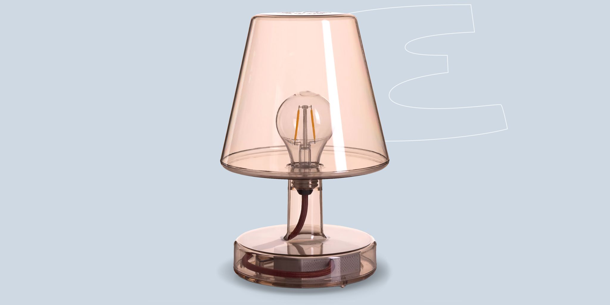 Ambient Metallic Cordless Table Lamp - Rechargeable & Waterproof