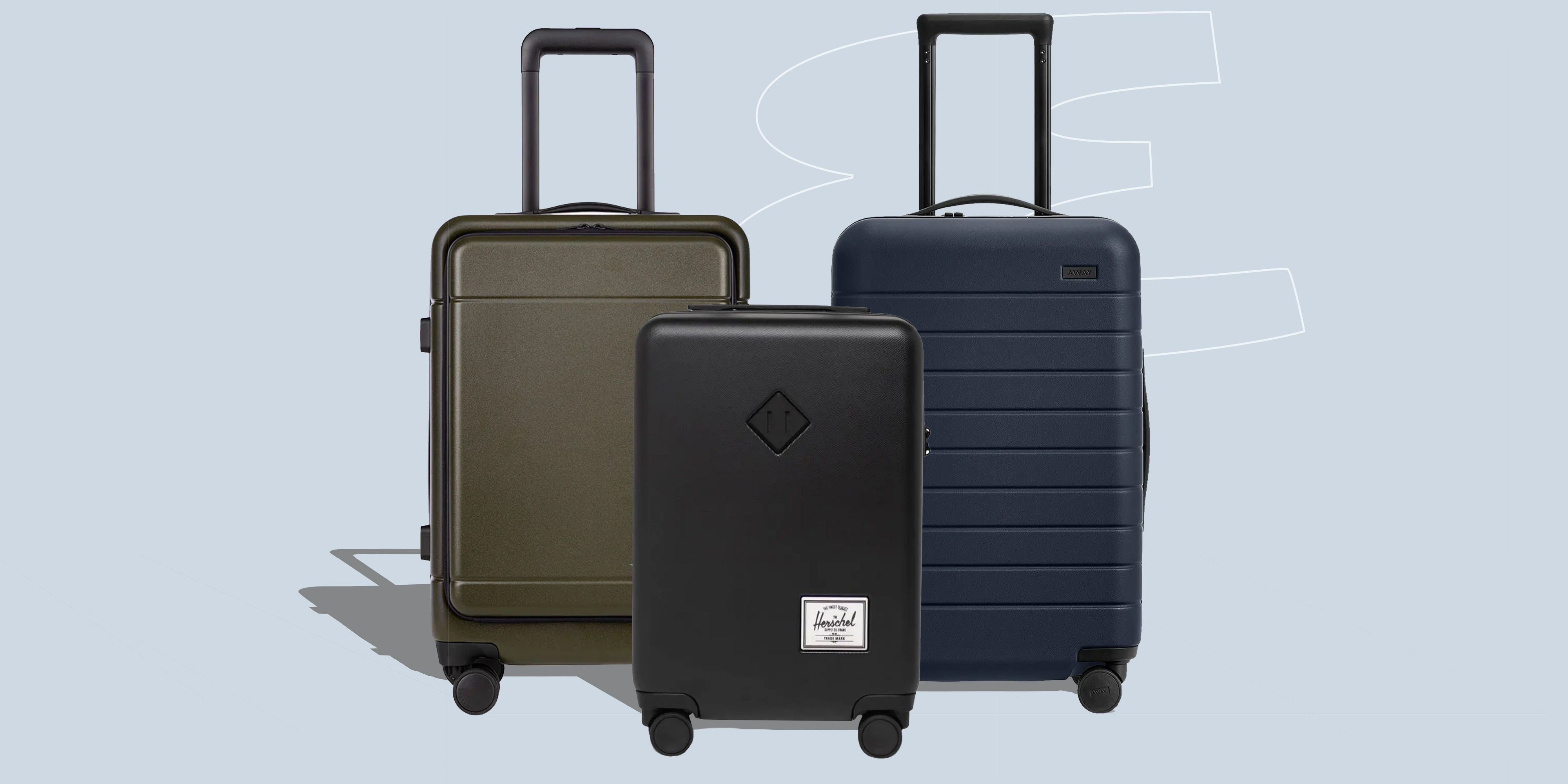 Travelhouse 3 Piece Hardshell Luggage Set Hardside Lightweight Suitcase  with TSA Lock Spinner Wheels 20in24in28in.(Black) - Walmart.com