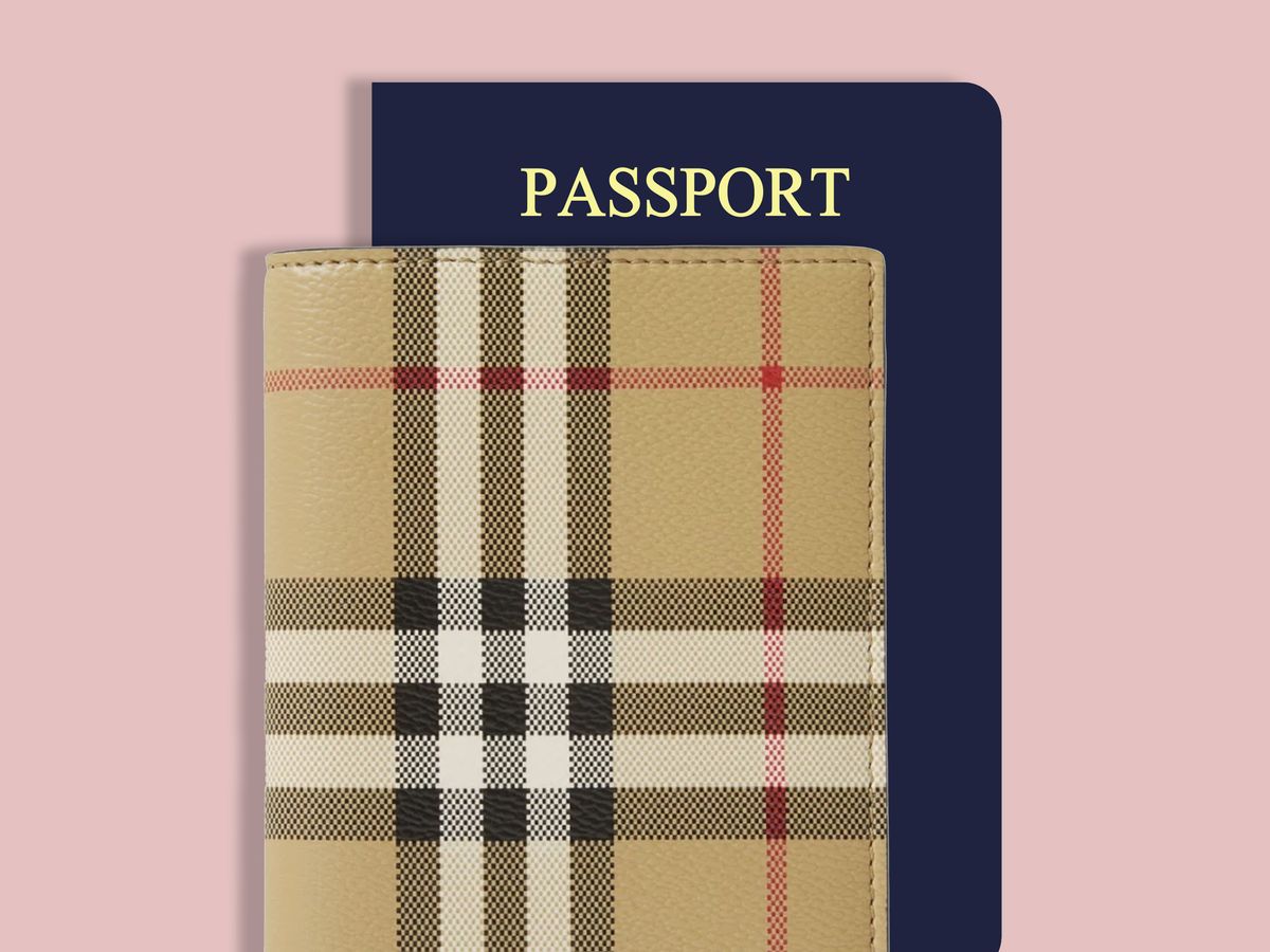 Designer Passport Cover in Monogram Canvas
