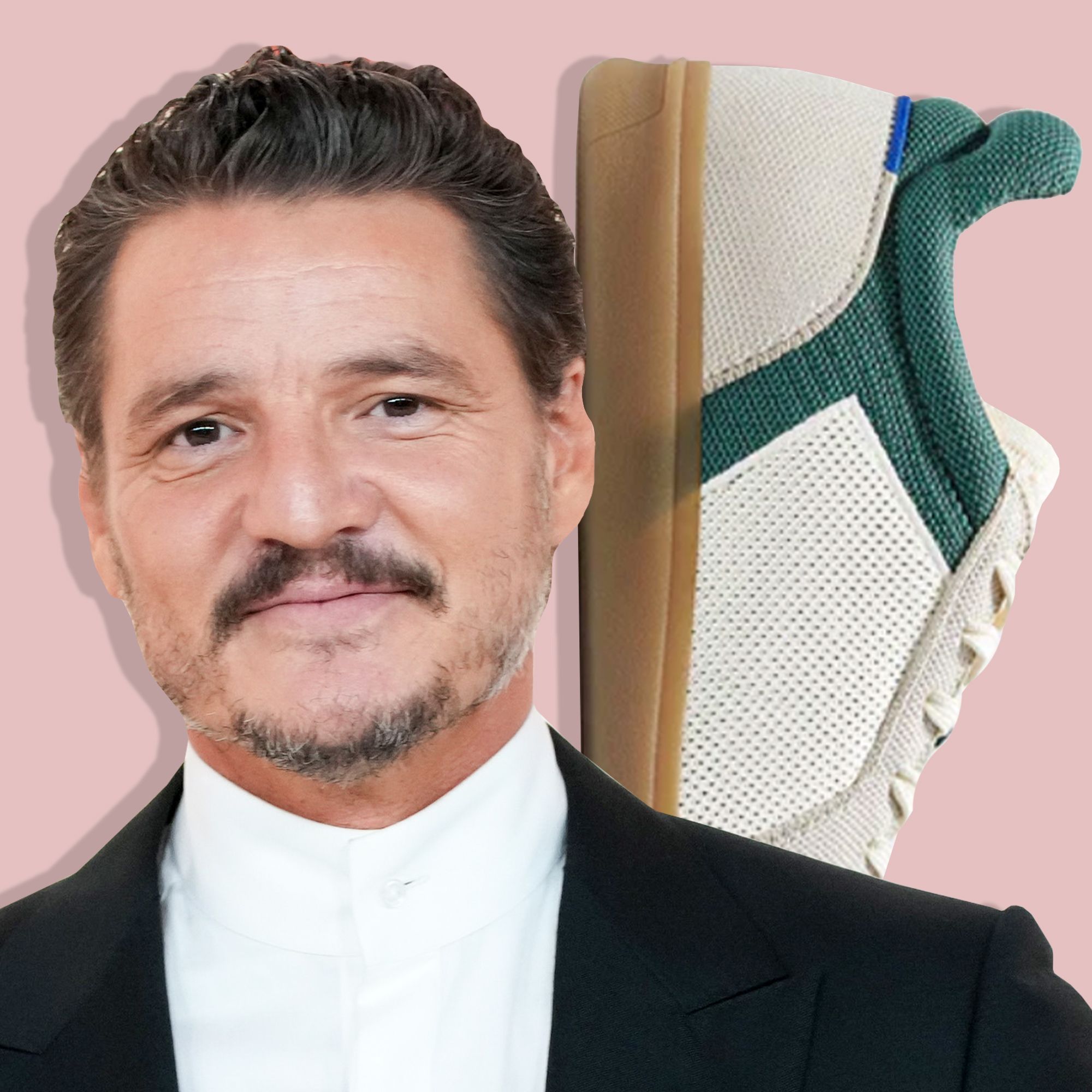 Pedro Pascal's Sneakers Blend Old-School Cool With Modern Sustainability