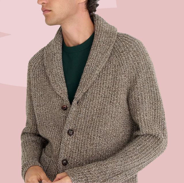 The Best Men's Shawl Collar Cardigans Are the Final Bosses of Fall Knitwear