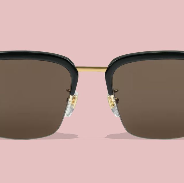 Accessories  Luxury Brand Designer Square Sunglasses Black Gold