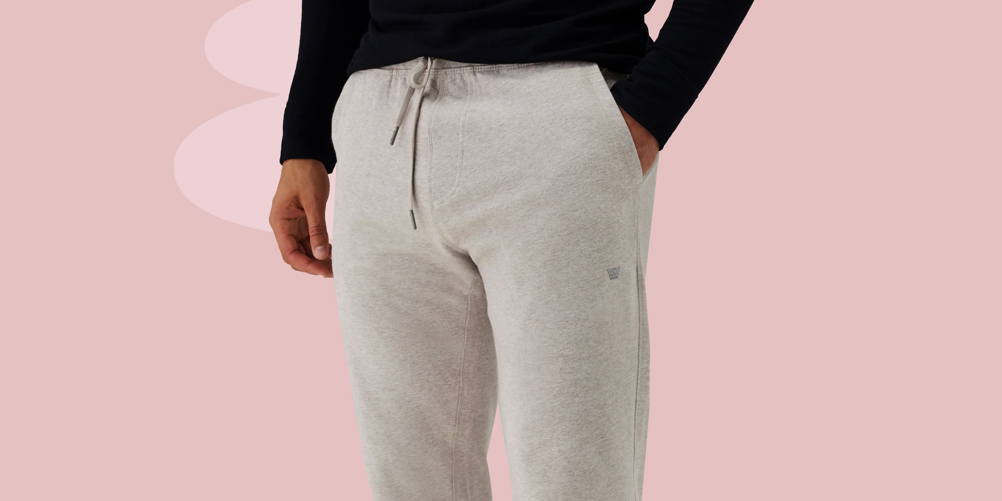 Magg Shop Men's Fleece Lined Jogger Draw String Sweat Pants Running Active  Sports 2 Side Pockets