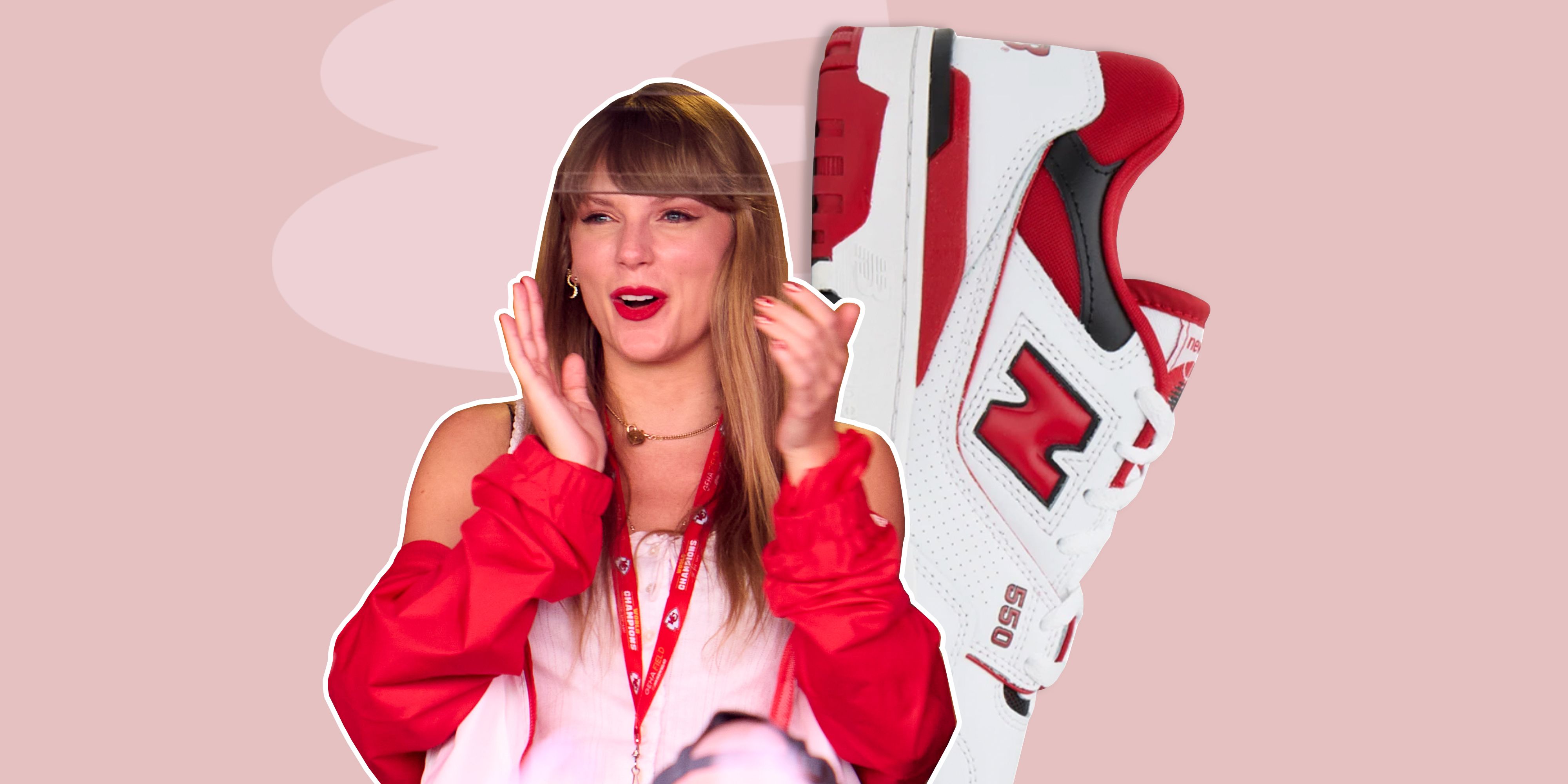 Taylor Swift Wore These New Balance 550 Sneakers at the Chiefs