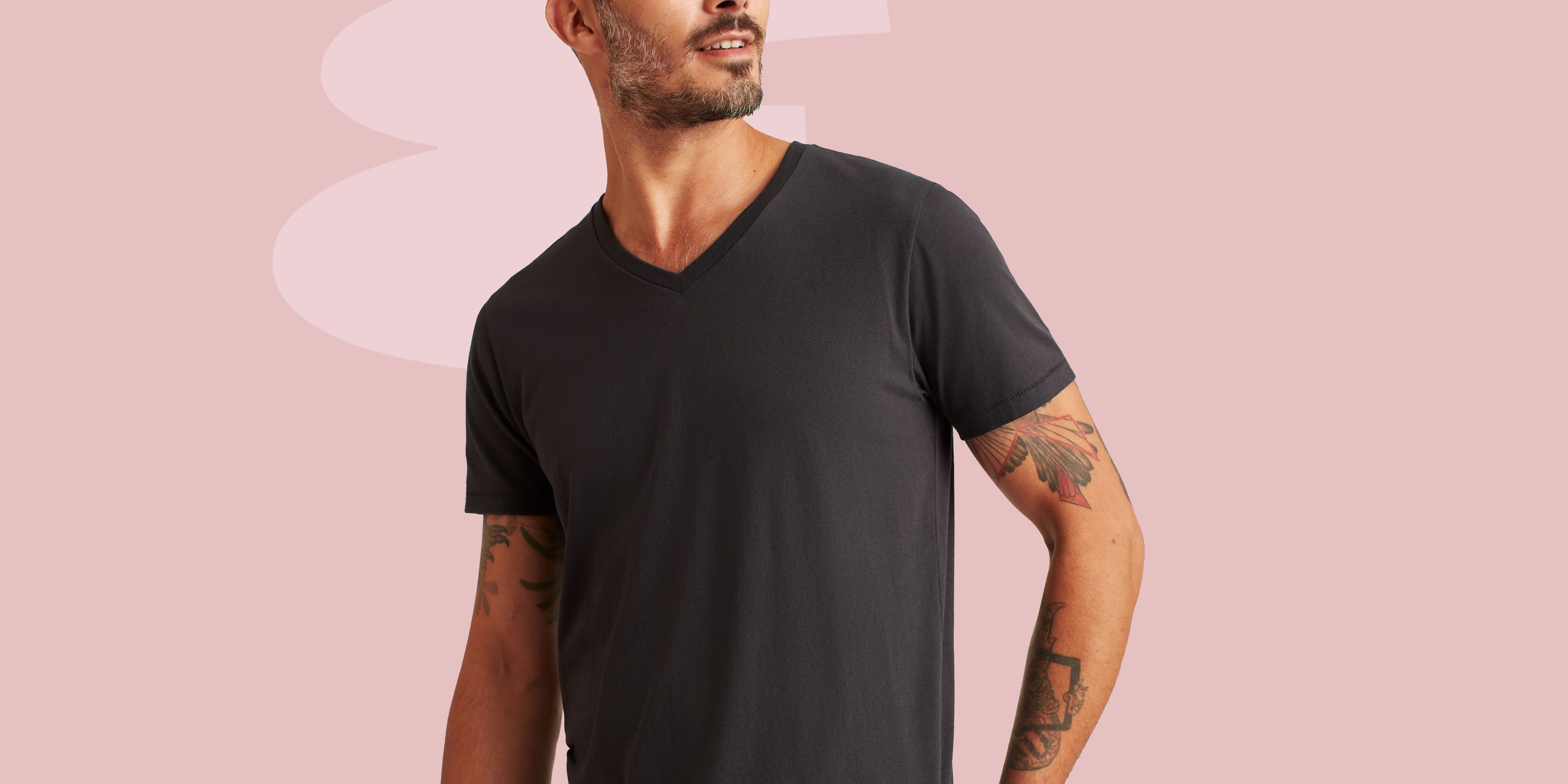 Calvin Klein Body Mens 3-Pack Cotton V-Neck T-Shirts (Small,  Black/White/Grey)