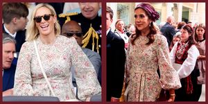 royals matching, crown princess mary and zara tindall