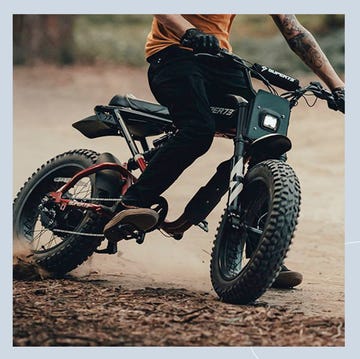 a person riding a dirt bike