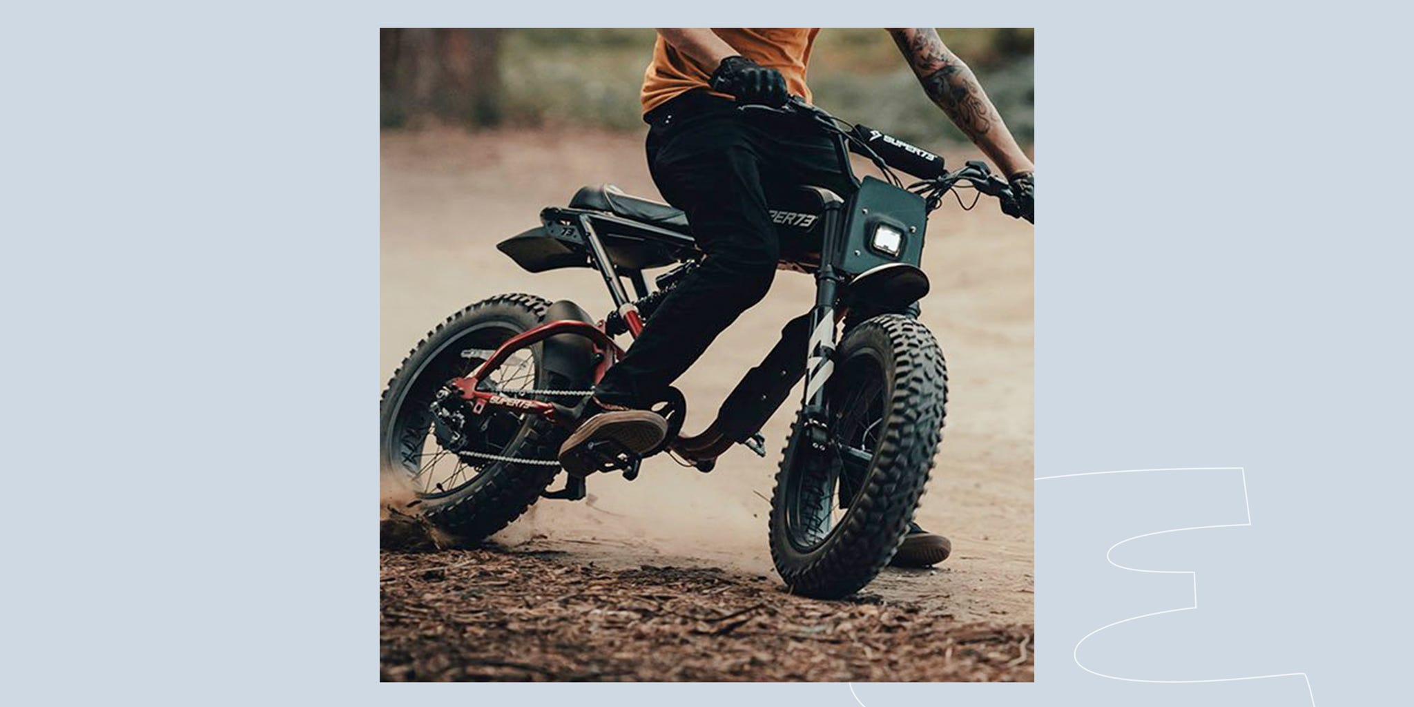 a person riding a dirt bike