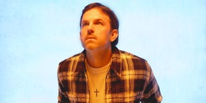 a man in a plaid shirt