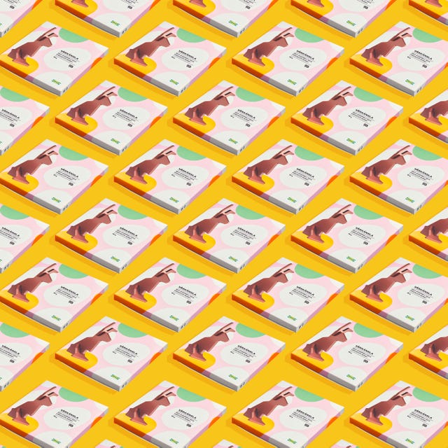 Yellow, Orange, Amber, Design, Peach, Collection, Paper product, Graphic design, Display board, Square, 