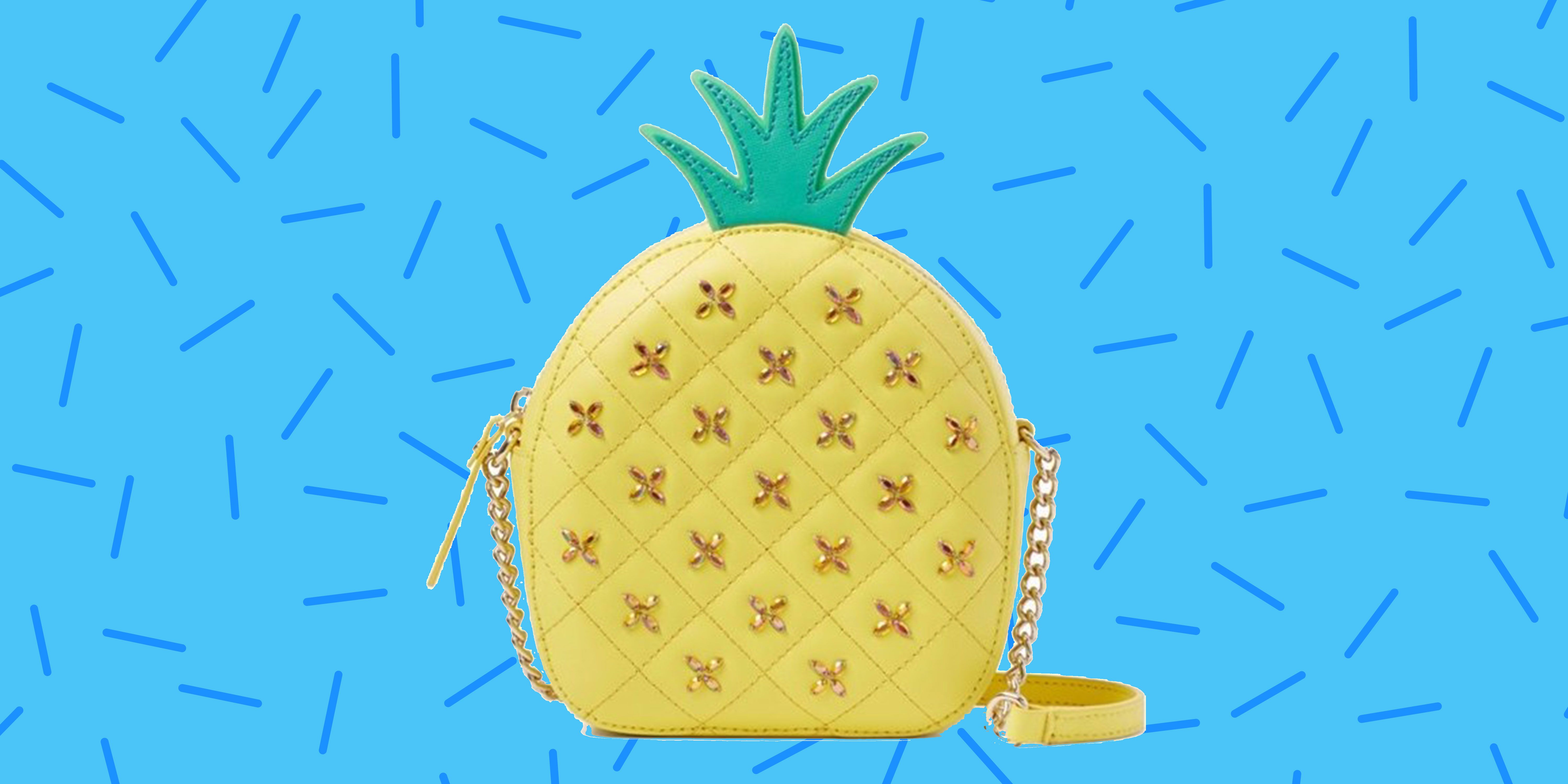 Kate Spade pineapple purse with matching wallet, authentic, 15
