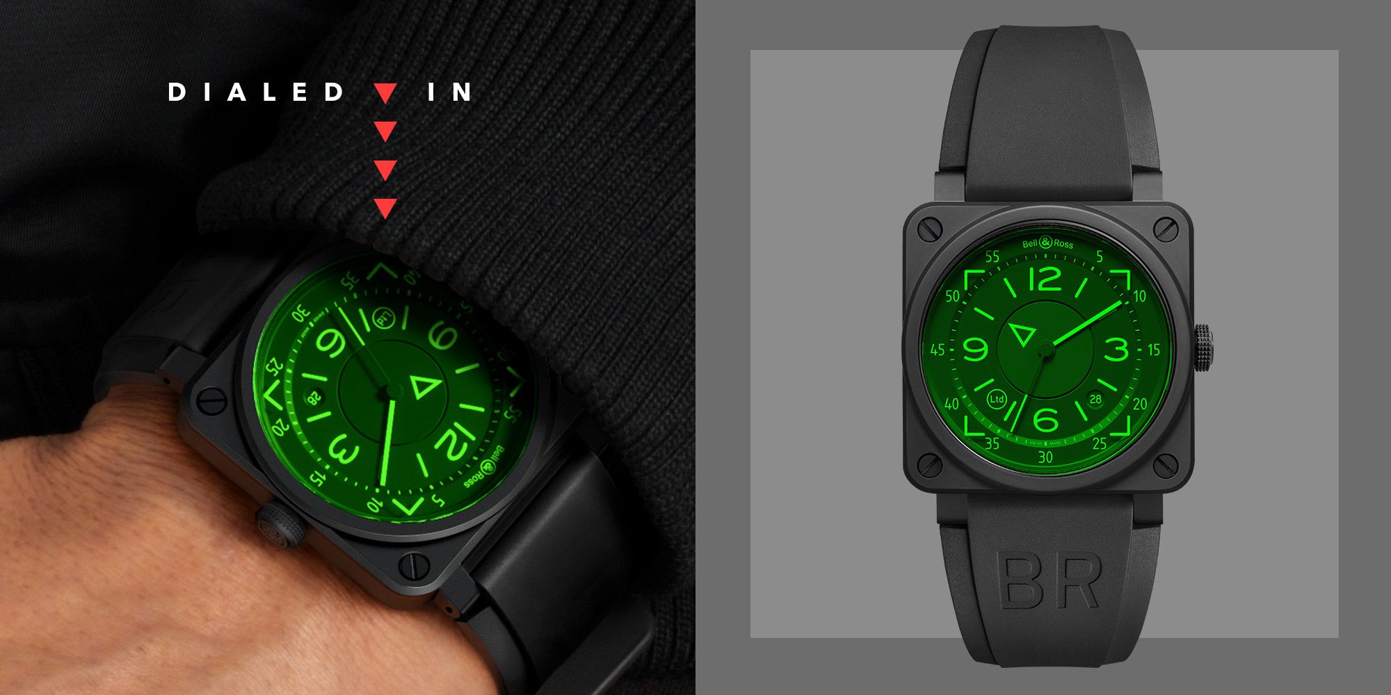 The New Bell Ross BR 03 92 HUD Watch Shines Bright All Day