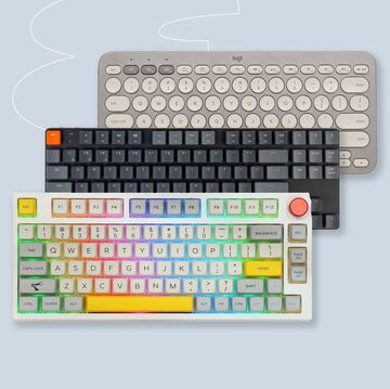 a group of keyboards