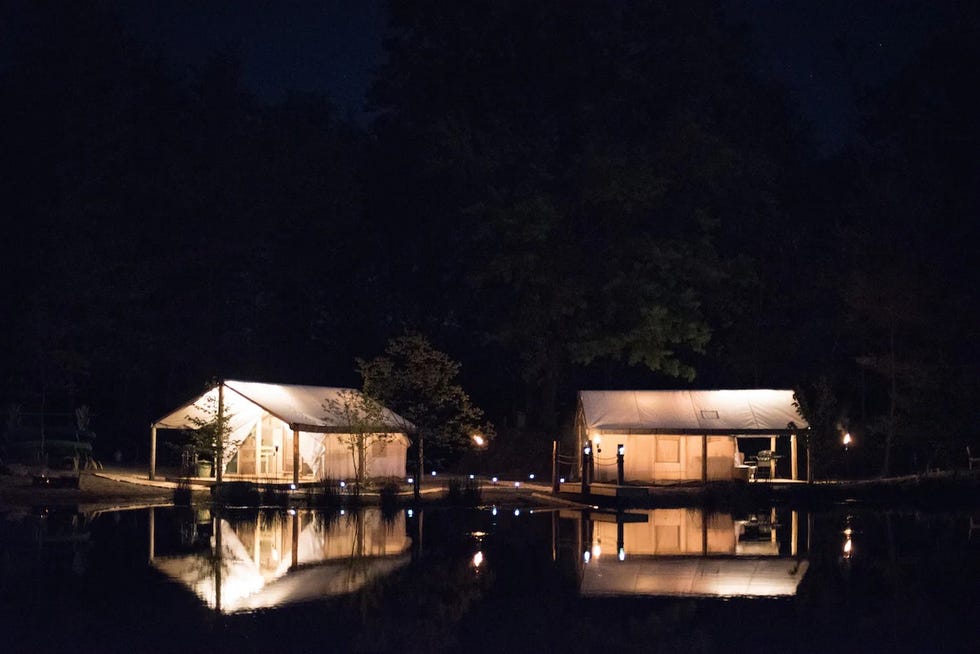 castaway lake side cottages in indiana, a good housekeeping pick for unique airbnb