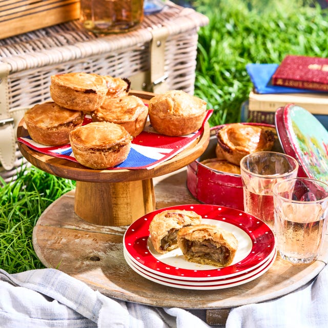 individual miso mushroom pies