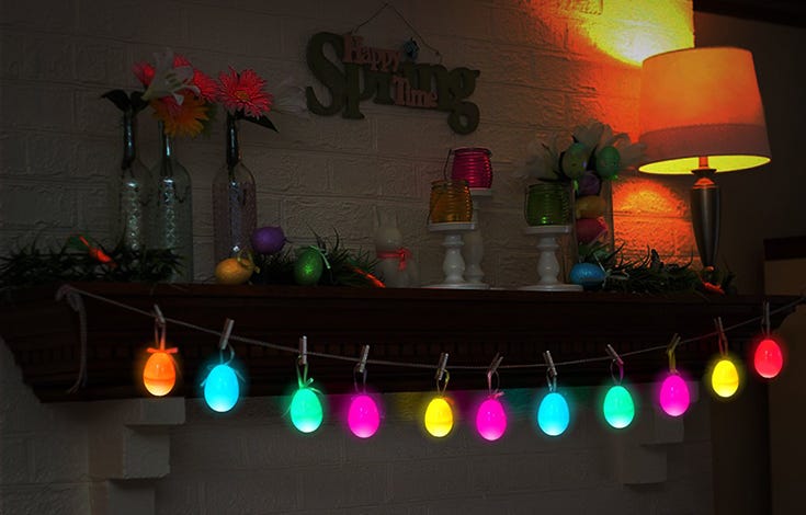 indoor easter egg hunt ideas   glow in the dark