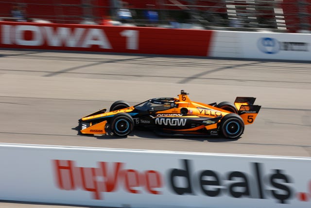 Pato O'Ward Takes Second IndyCar Race at Iowa