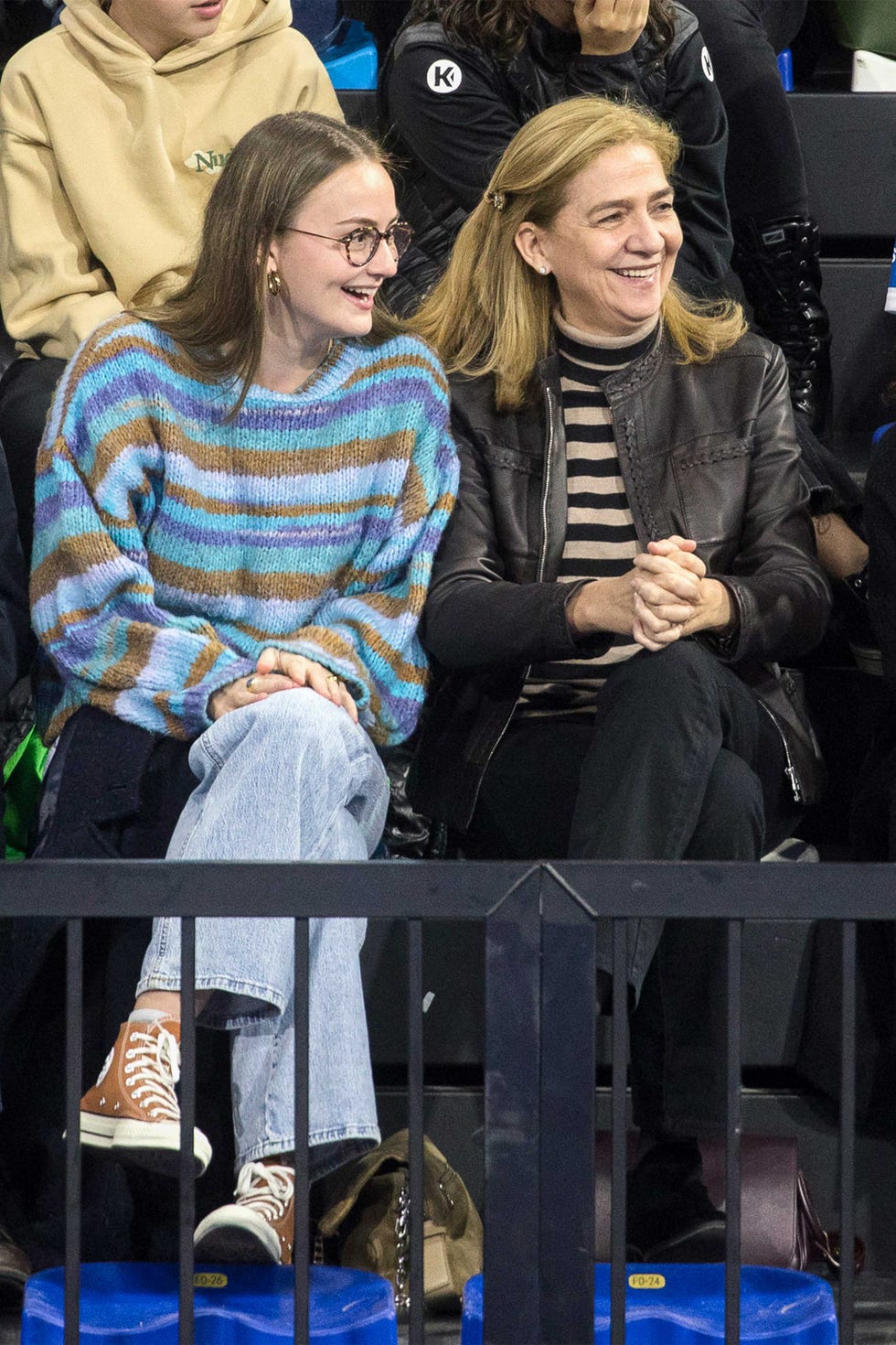 la infanta cristina con la novia de su hijo