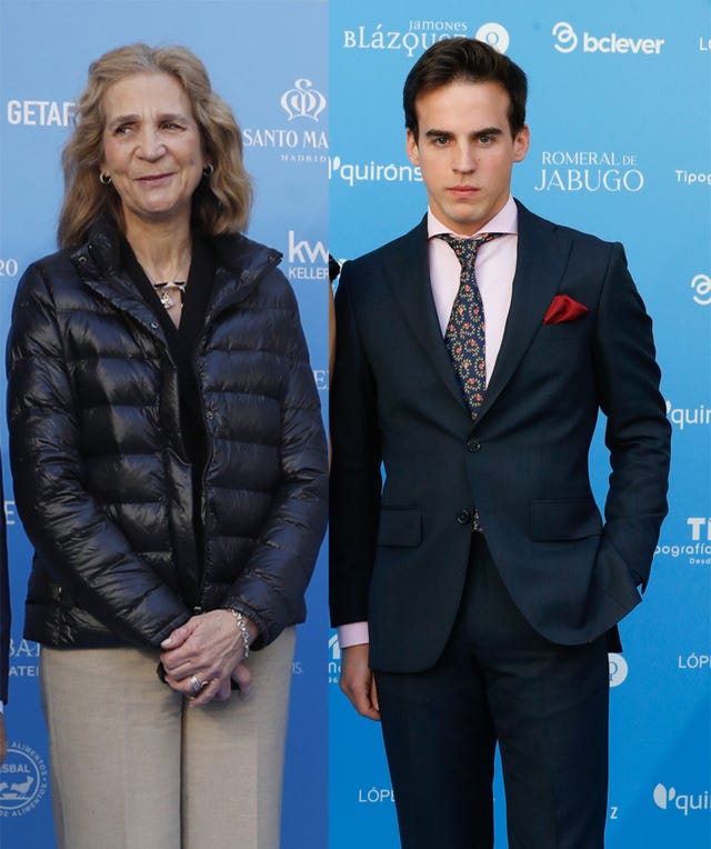 la infanta elena y gonzalo caballero coinciden en madrid