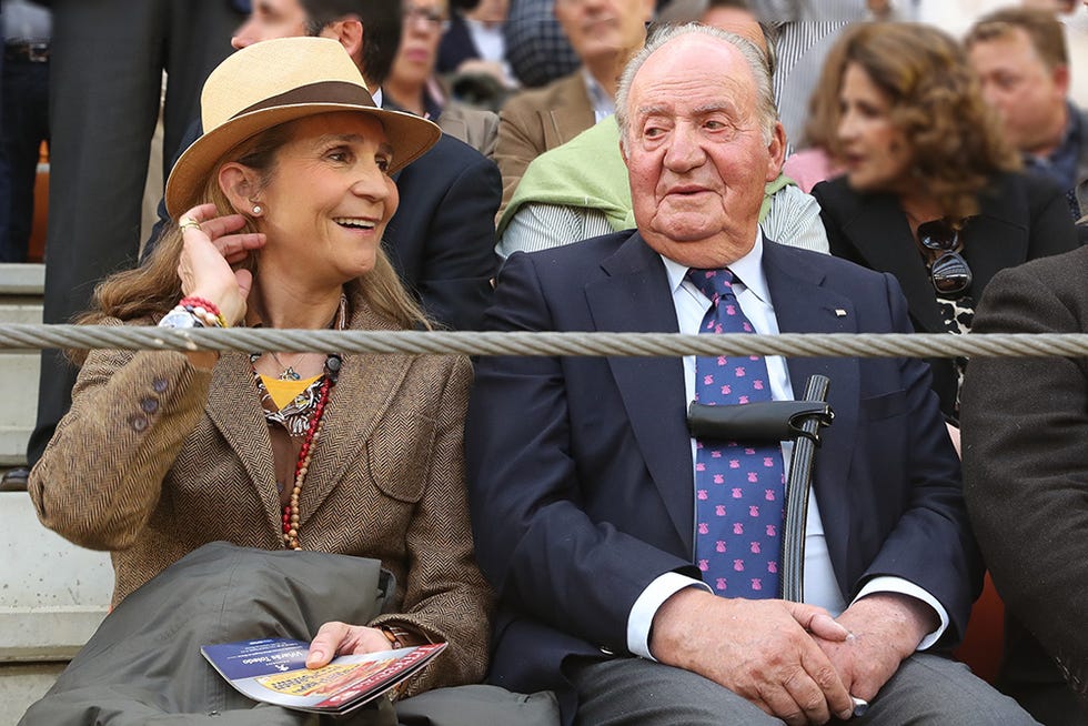 el rey juan carlos y la infanta elena