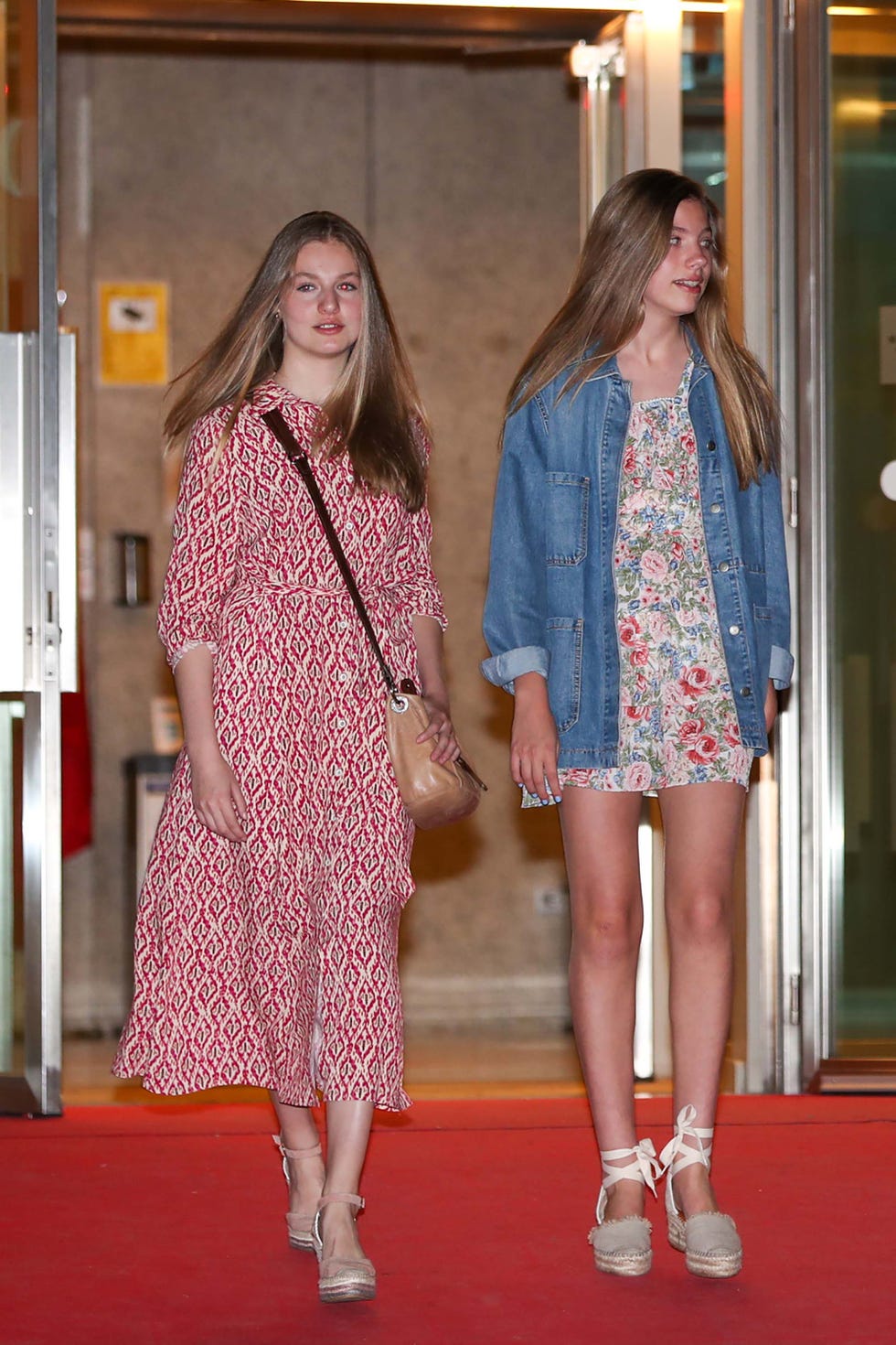 princess asturias leonor de borbon and sofia de borbon in madrid on saturday, 25 june 2022