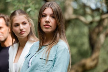 la infanta sofia con su hermana la princesa leonor