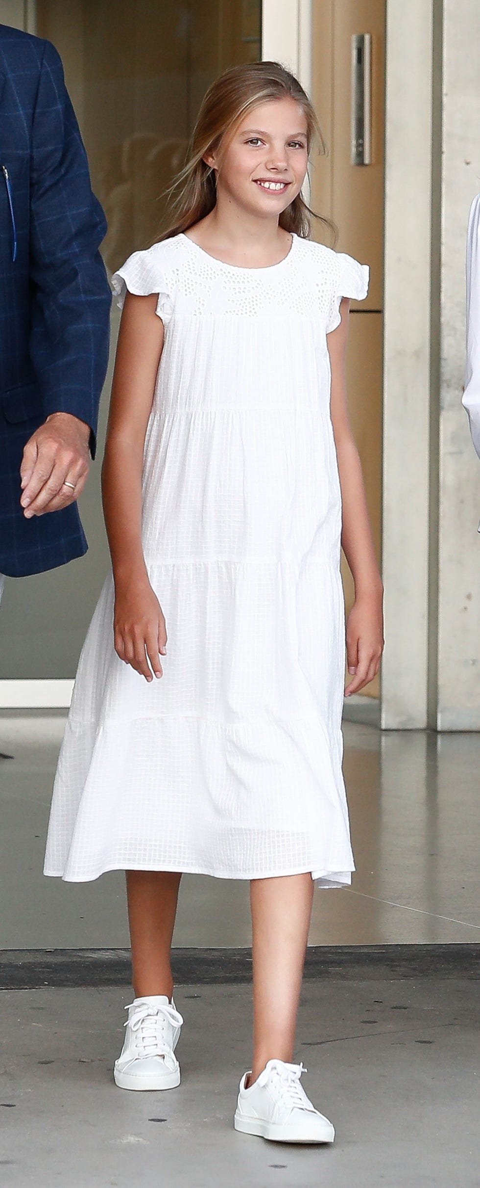 Infanta Sofía estilismo hospital rey Juan Carlos