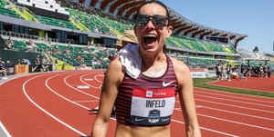 emily infeld at the usatf outdoor track and field championships