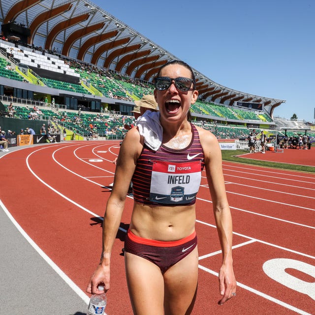 emily infeld at the usatf outdoor track and field championships