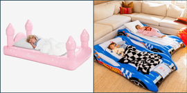 inflatable sleepover beds