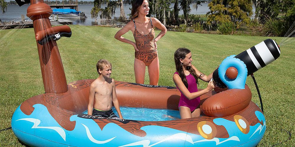 You Can Get an 11 Foot Inflatable Pirate Ship Pool at Sam s Club for 40