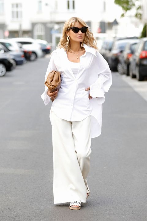 New Look Oversized Blouse natural white casual look Fashion Blouses Oversized Blouses 