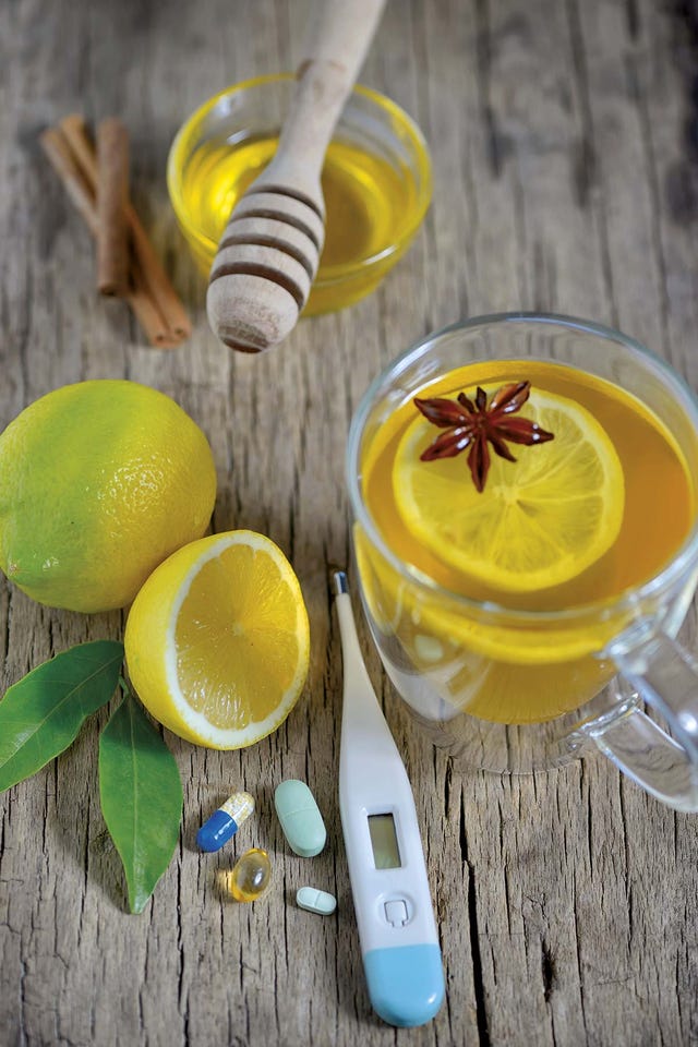 té de limón y miel