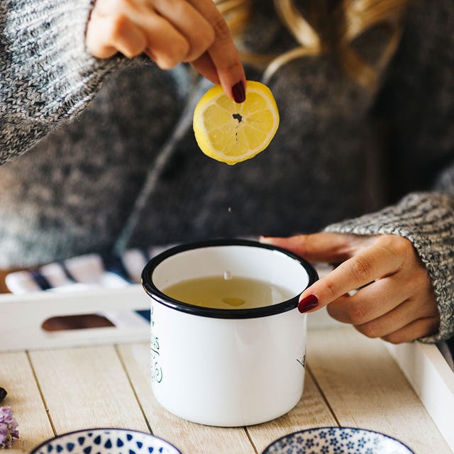 infusión de limón y jengibre