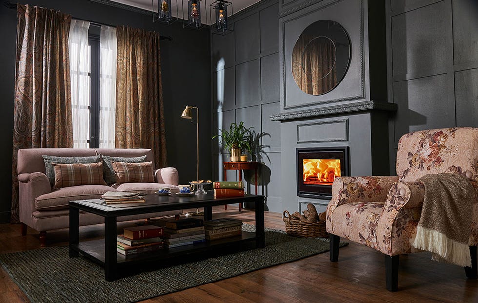 Living room, Room, Furniture, Interior design, Property, Floor, Building, Coffee table, Table, Couch, 